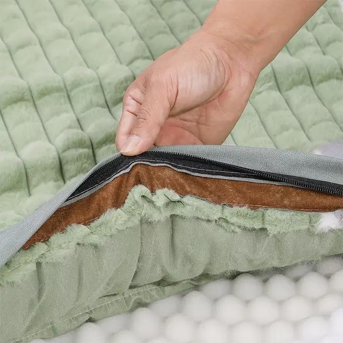 Tapis de couchage transfrontalier pour chien, matelas chaud, amovible et lavable, fournitures pour a