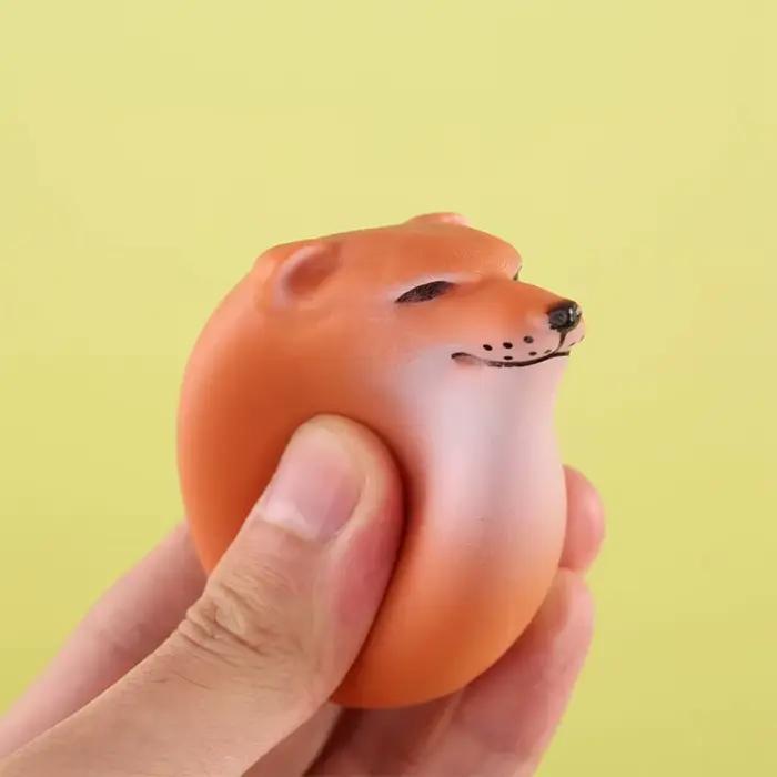 Jouet anti-stress Shibako en forme d'œuf de chien réaliste