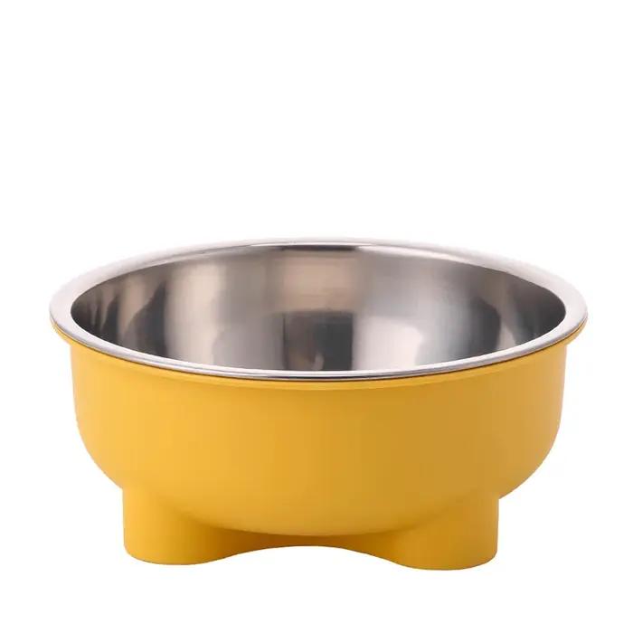 Un bol pour chien de compagnie en acier inoxydable