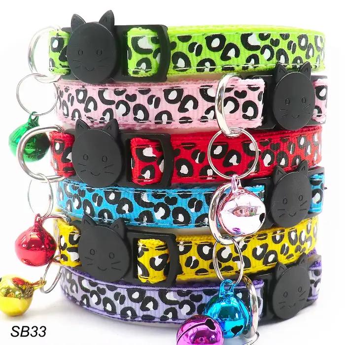 Collier pour chiens et chats, 100 pièces, ras du cou d'entraînement, personnalisé, dessin animé impr