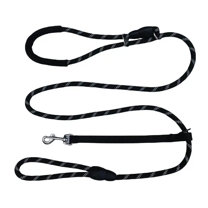 Laisse pour chien intégrée avec collier et cache-bouche