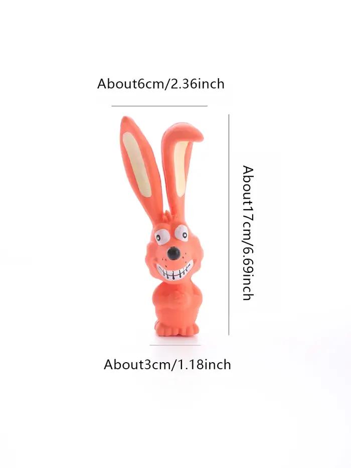 Jouet pour chien, lapin coquin, jouet à mâcher en latex