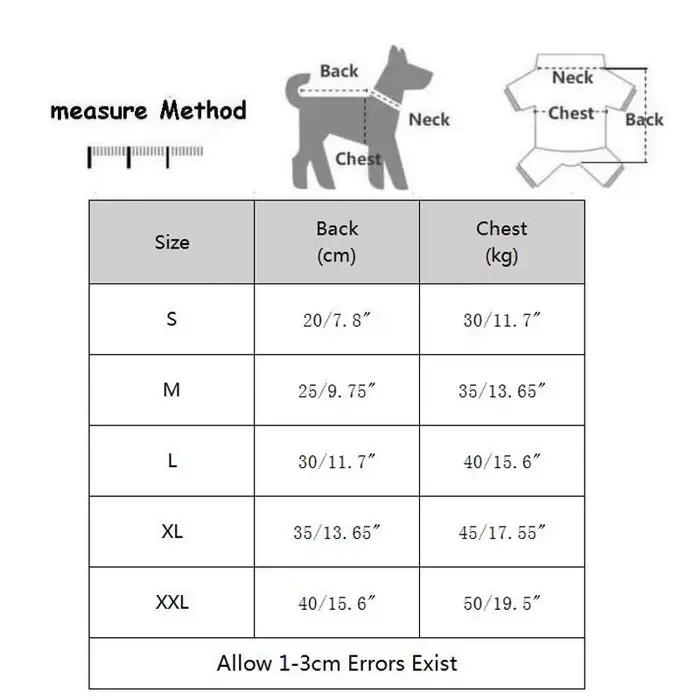 Vêtements pour chiens en pur coton 5 couleurs pyjama pour chien garçon et fille Onesies pour petits