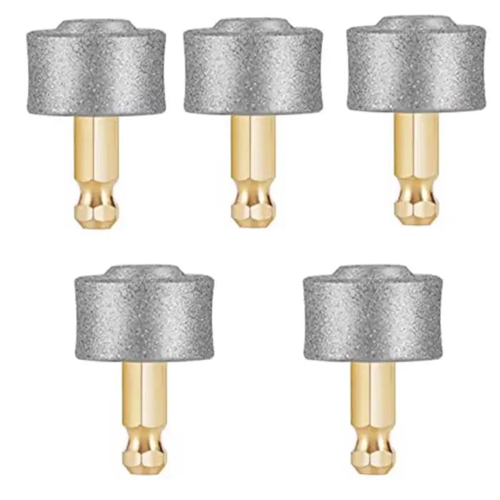 3/5 pièces chiens électrique polisseuse à ongles roue remplacement tête de meulage broyeur à ongles