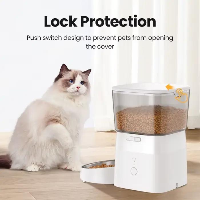 ROJECO mangeoire pour chien distributeur automatique intelligent de nourriture pour animaux de compagnie
