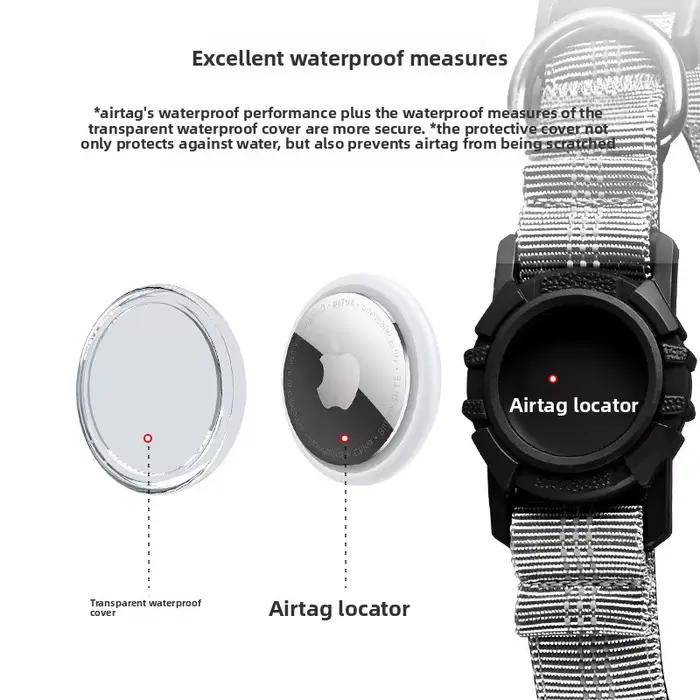 Collier pour chien Airtag avec étui AirTag étanche