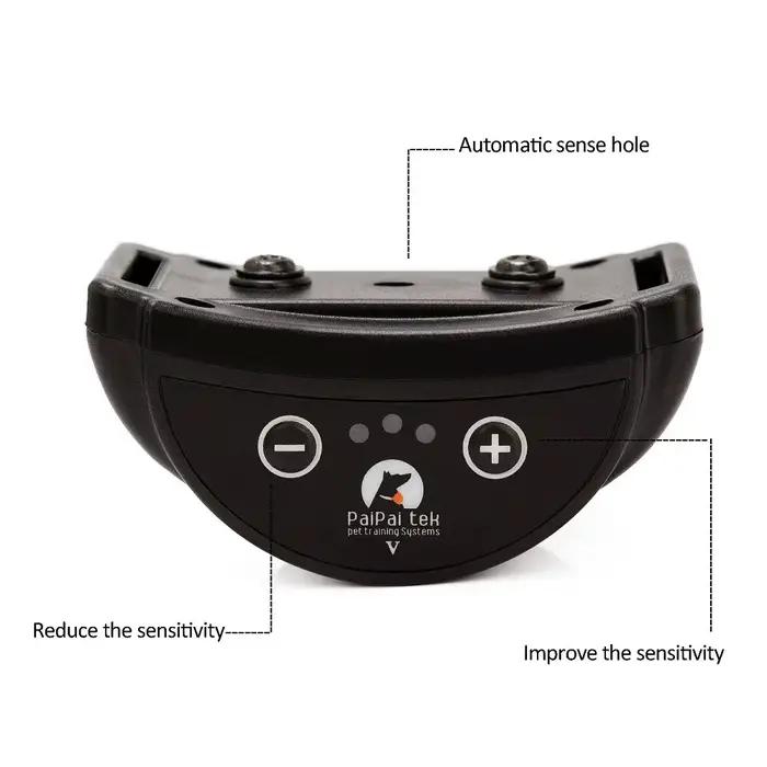 Collier Anti-Aboiement Rechargeable pour Chien, Accessoire d'Entraînement par Vibration pour Petit e