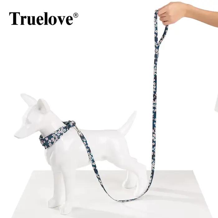 Laisse florale pour animaux de compagnie Truelove qualité supérieure modèles durables et élégants à