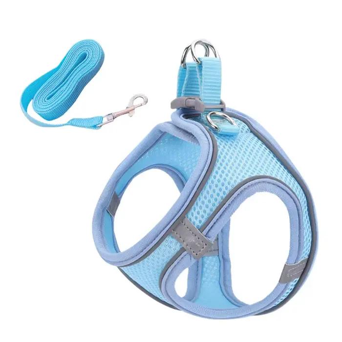 Ensemble de harnais pour chien et chat, collier réglable pour petits chiens et chats, harnais pour a