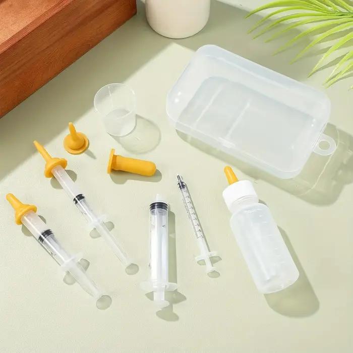 Tétine d'alimentation pour animaux de compagnie : Tétine pour chaton, tétine pour chiot, distributeur de lait en poudre ; Biberon d'allaitement pour chiot pour l'alimentation au lait des petits animau