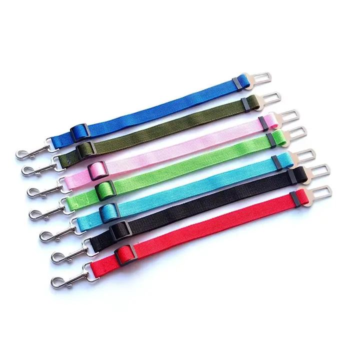 Accessoires réglables pour chiens, ceinture de sécurité pour animaux de compagnie, chat, chien, sièg
