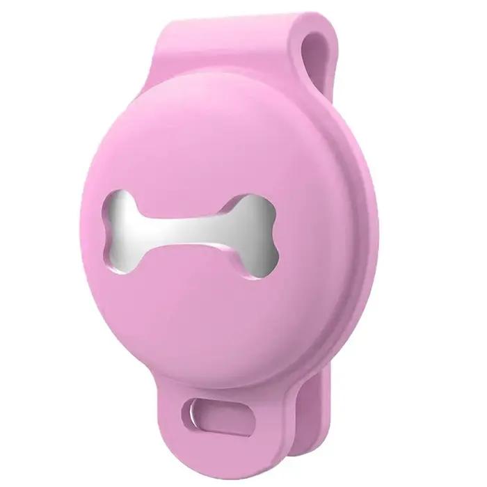 Air-tag Dog Collar Holder Étuis de protection pour GPS Dog Tracker Silicone Air Tag Cover pour Max Wide 1.4 "Collier