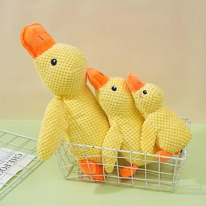 Jouet de chien grinçant en peluche durable | Pour toutes les races de chiens