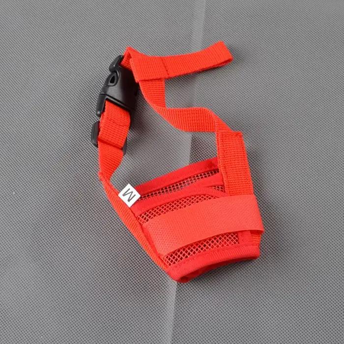 Muselière Anti-aboiement pour chiens de petite et grande taille, maille réglable, bouche respirante