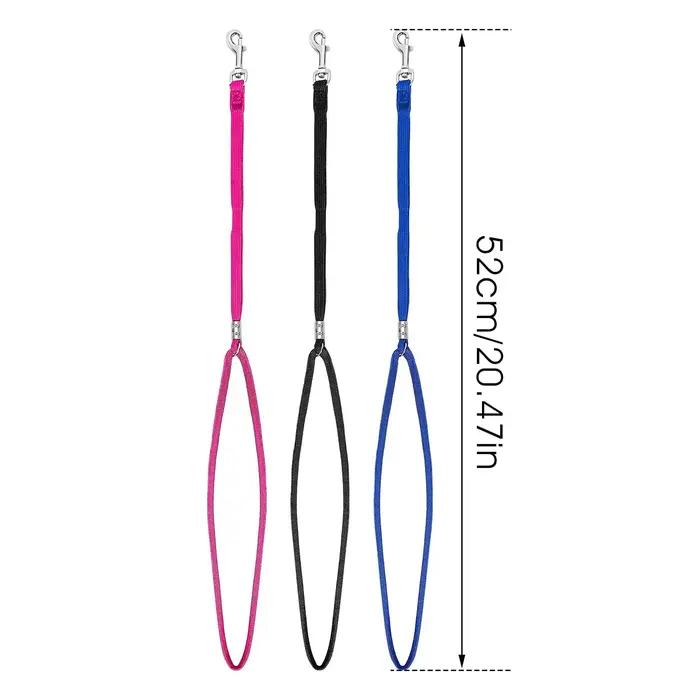 Noose de toilettage pour animaux de compagnie, laisses à boucle de retenue en Nylon, corde fixe régl