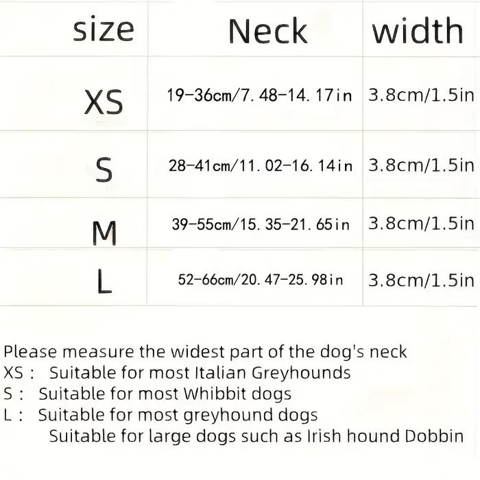 Collier pour chien large réglable Martinagle avec motif doux