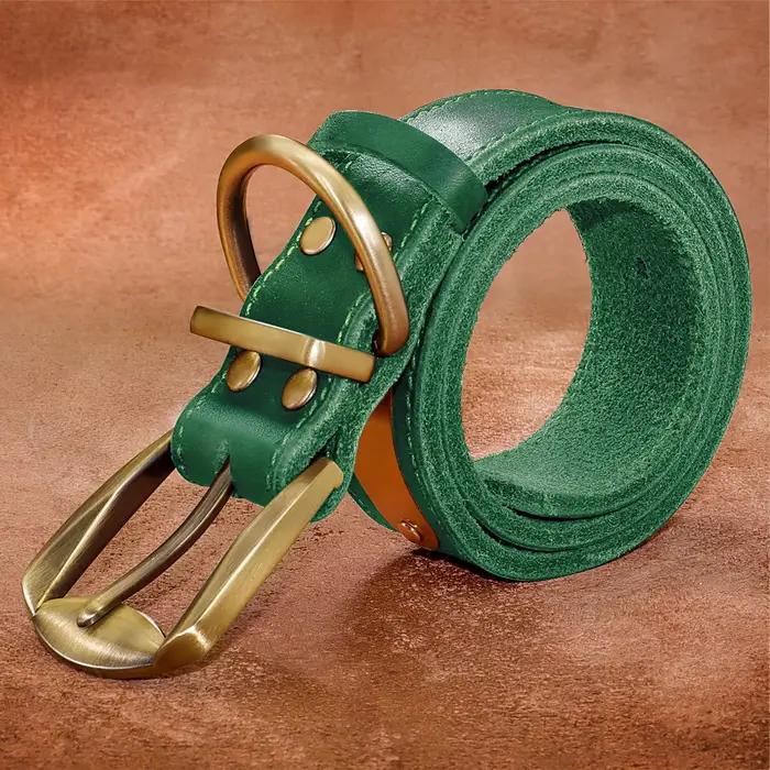 Ensemble collier et laisse pour chien en cuir véritable