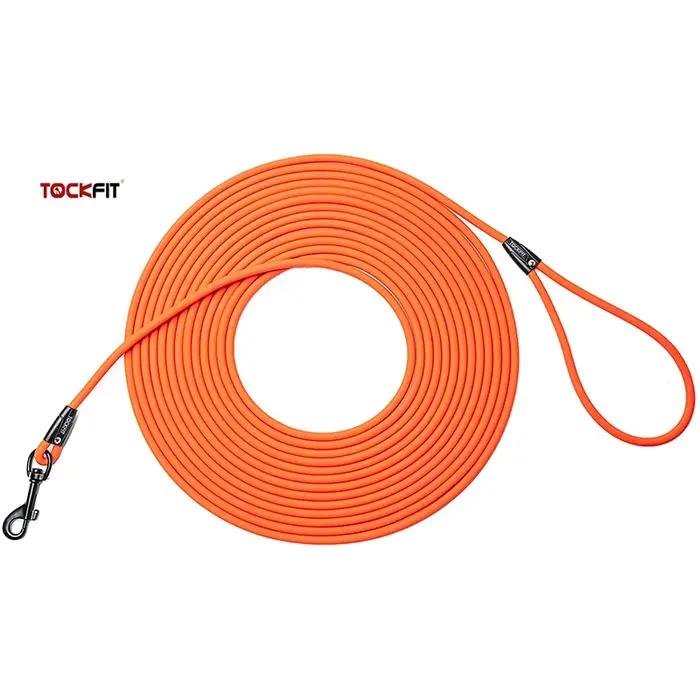 Laisse pour chien étanche entraînement rappel longs laisses pour animaux de compagnie en PVC 5FT 10 FT 20FT 30FT idéal pour l'entraînement au jeu de cour de plage