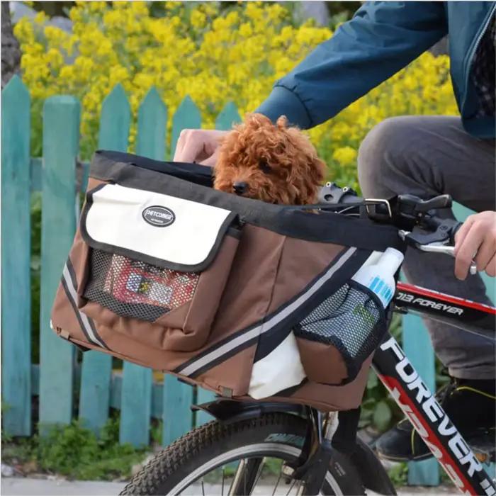 Sac de vélo paniers pour chiens guidon de vélo panier avant petit nid de chien pour chat chiot chats porte-lit pour voyage Shopping
