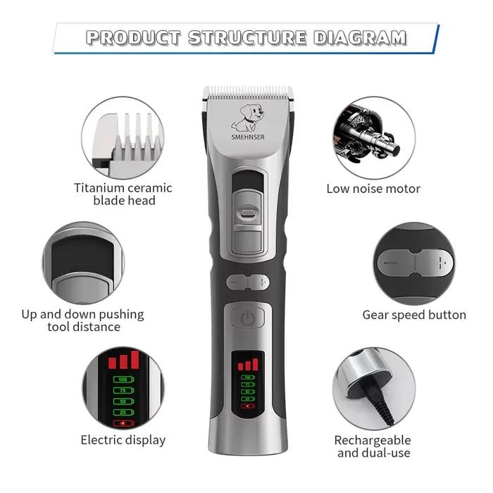 Tondeuses intelligentes pour chiens, haute puissance, Machine de toilettage pour animaux de compagni