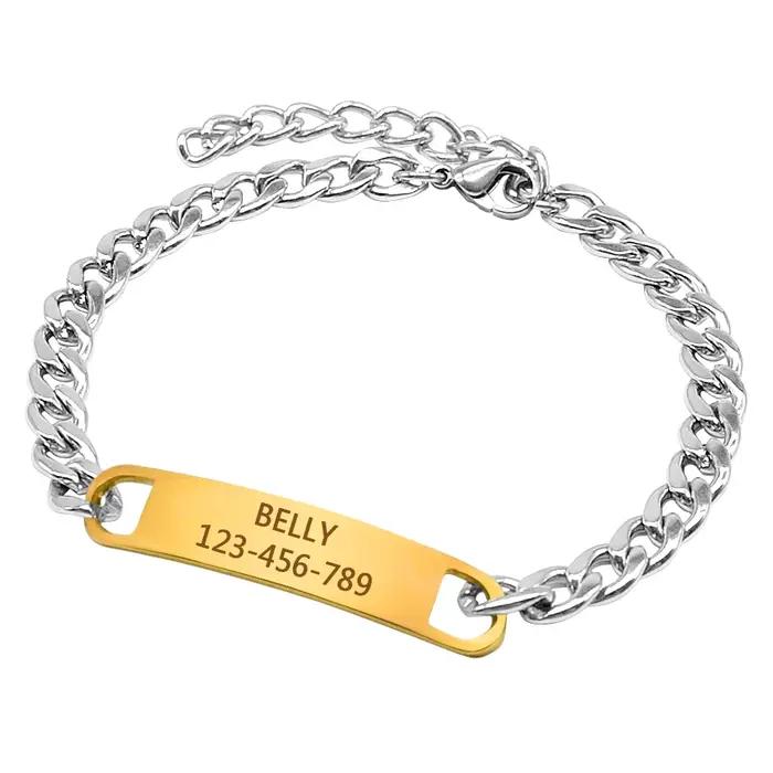 Collier chaîne personnalisé pour chien et chat