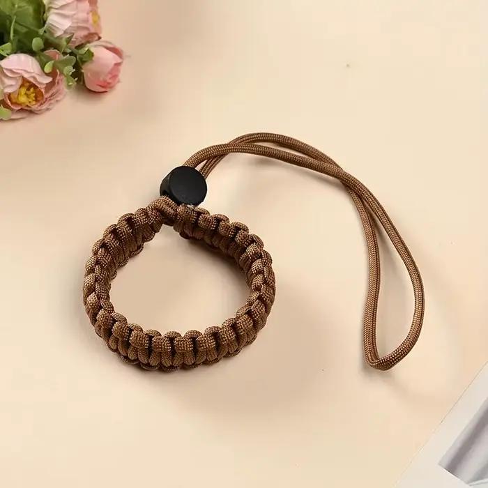 Laisse pour chien anti-chute avec sangle de poignet réglable pour laisse rétractable, accessoires po