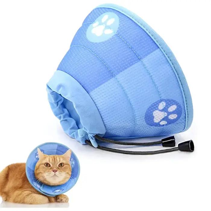 Collier conique réglable pour chat