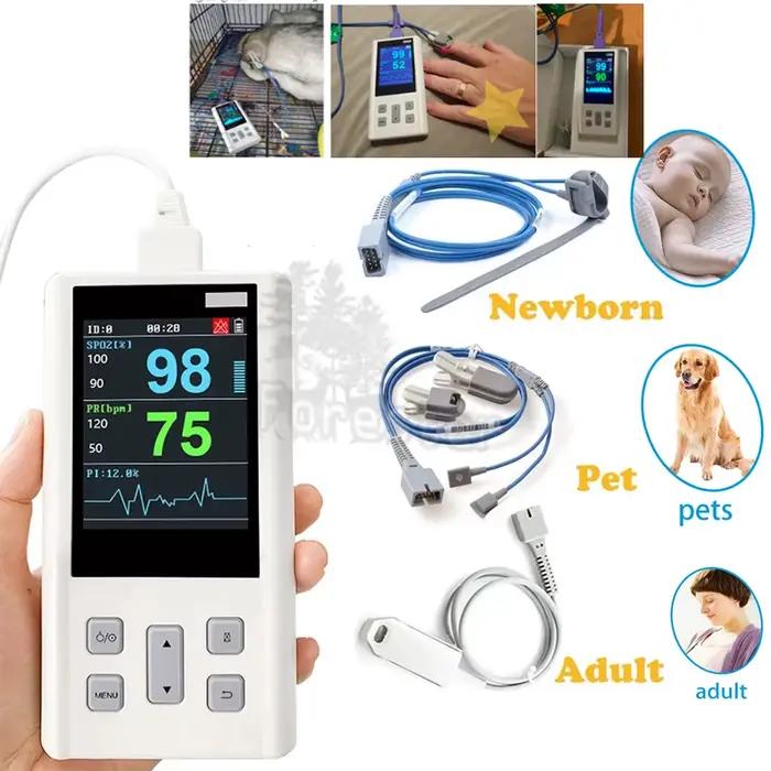 Moniteur portable d'oxymètre de pouls pour la fréquence cardiaque et la saturation en oxygène