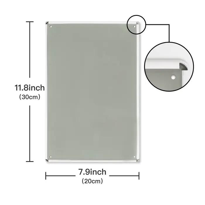 Putuo Decor-Panneau en métal PDPDog vintage, décor d'art mural rétro pour la maison, la salle de bai