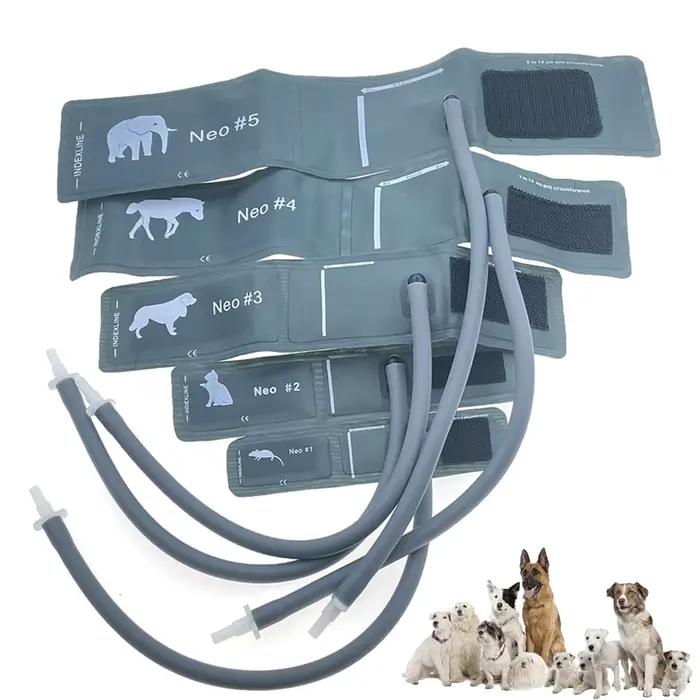 Tensiomètre professionnel pour animaux de compagnie, cuffs en TPU, utilisation répétitive, ceinture