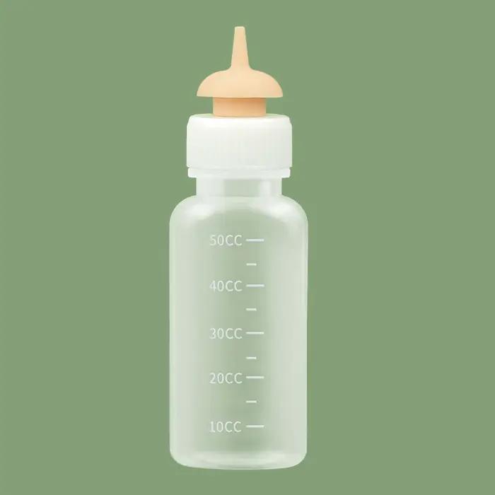 Tétine d'alimentation pour animaux de compagnie, Mini mangeoire en Silicone pour chat, pour nouveau-né, petits animaux, peut presser la bouteille de lait liquide
