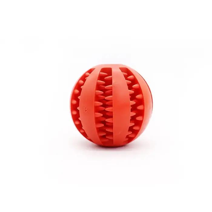Balle de jeu pour chien, balle de jeu non toxique résistante aux morsures pour chiens, chiots et chats, balle distributrice de friandises pour animaux de compagnie, balle à mâcher pour nettoyer les de