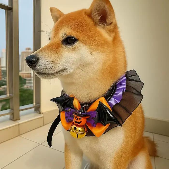Accessoires pour chiens Collier réglable pour chat d'Halloween