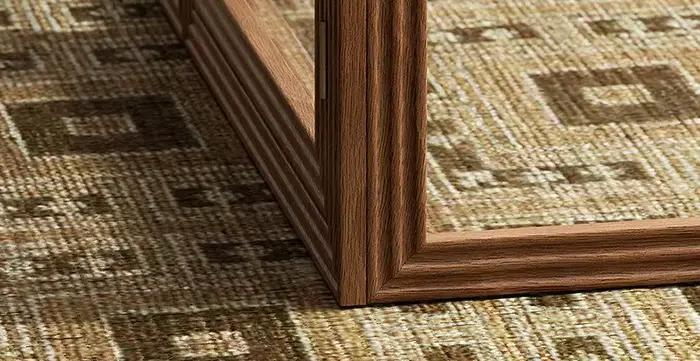 Clôture transparente pour chien en bois massif