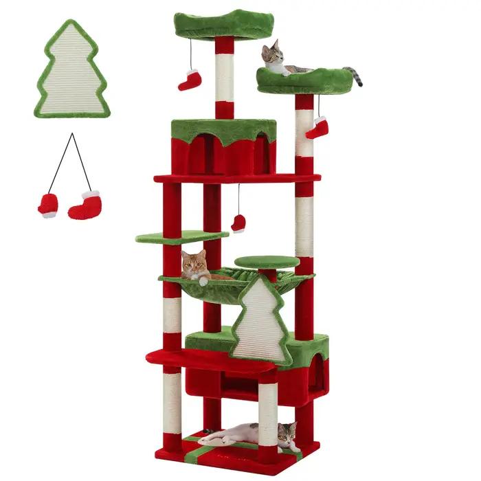 Grand arbre et tour pour chats d'intérieur