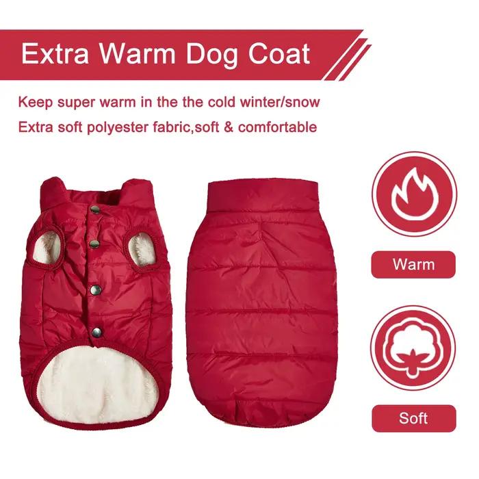 Manteau d'hiver pour animaux de compagnie