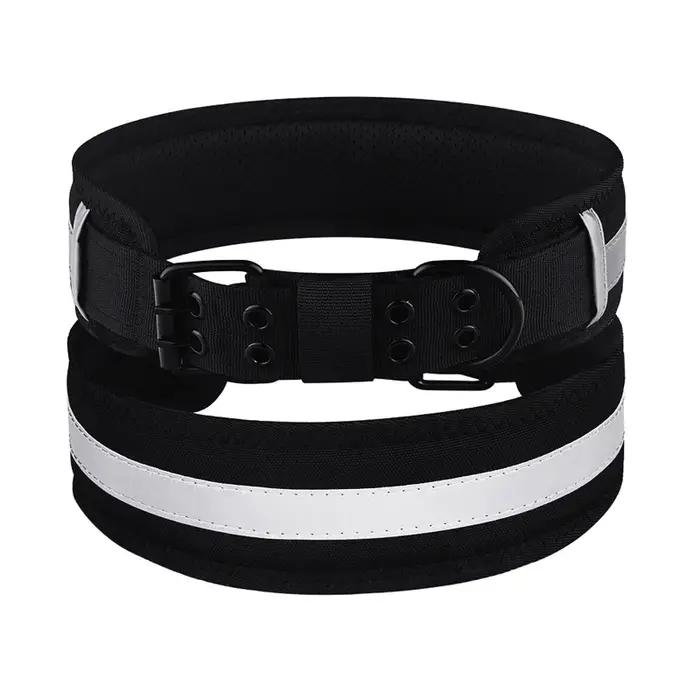 Collier pour chien réfléchissant de couleur unie