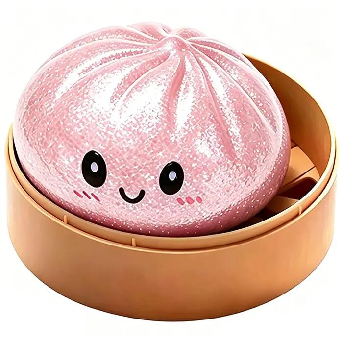 Jouet anti-stress en forme de panier de buns simulés