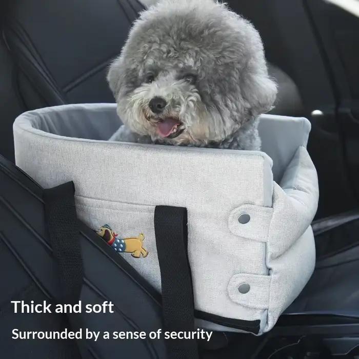 Accessoires pour animaux de compagnie : Niche de transport pour voiture pour petits chiens et chats