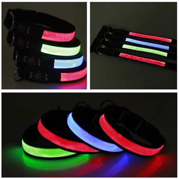 Collier lumineux LED pour chien