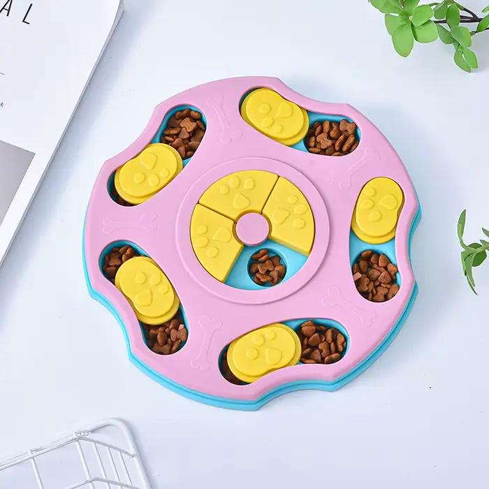 Jouets Puzzle pour chiens, mangeoire lente interactive, augmentation du qi, distributeur de nourritu