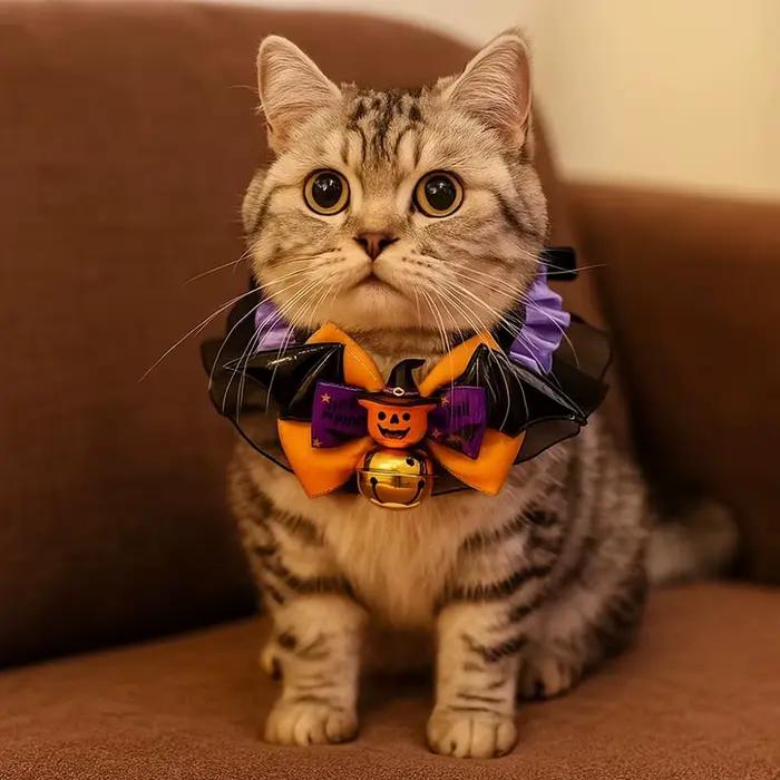 Accessoires pour chiens Collier réglable pour chat d'Halloween
