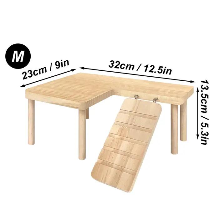 Plate-forme échelle en bois pour Hamster