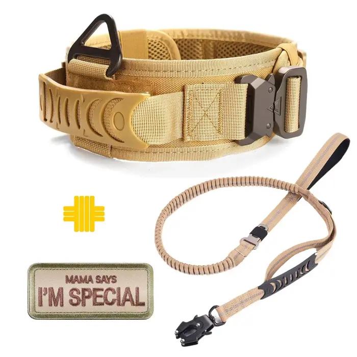 Collier DulDog de qualité militaire avec poignée