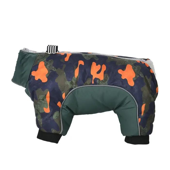 Épais Chien Manteau Pour Les Petits Moyens Chiens Veste D'hiver Chaud Vêtements Pour Animaux De Compagnie Mode Réfléchissant Bouledogue Français Salopette Chihuahua Tenues