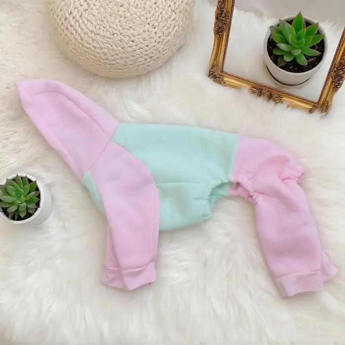 Hiver chien sweat à capuche Whippet manteaux pour animaux de compagnie Pyjamas