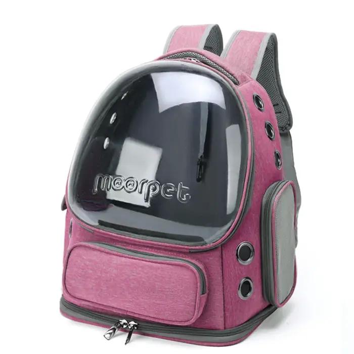 Sac de transport Transparent pour animaux de compagnie, sac à dos de voyage en plein air pour chats,
