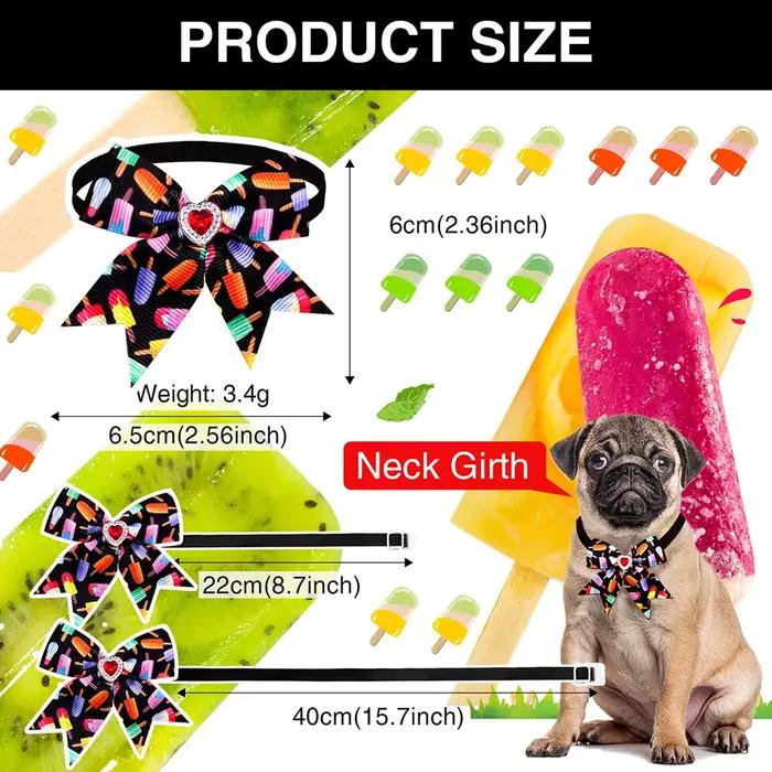 50/100 pièces petits chiens accessoires chien noeud papillon chien arcs petit chien cheveux accessoi
