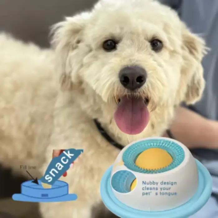 Jouets interactifs pour chiens, distributeur de nourriture à alimentation lente pour l'entraînement des chiots, accessoire d'enrichissement pour la cage d'alimentation des chats