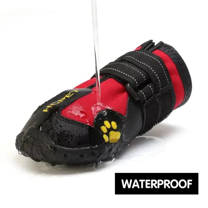 Chaussures imperméables pour chiens de taille moyenne et grande, bottes pour chiens de neige, résist
